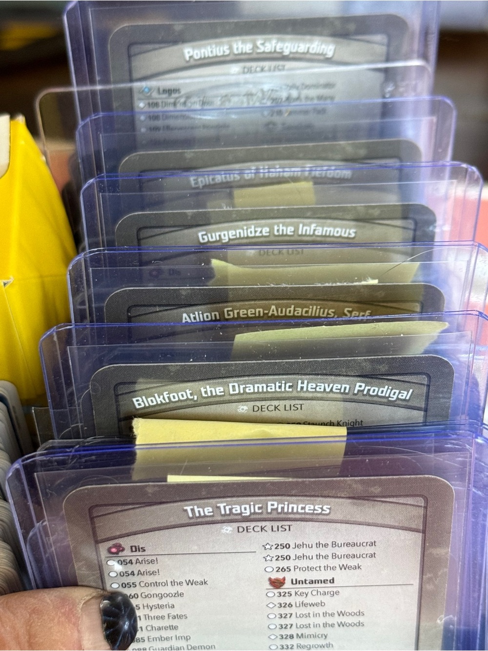 6 COMPLETE decks of Keyforge Card Game